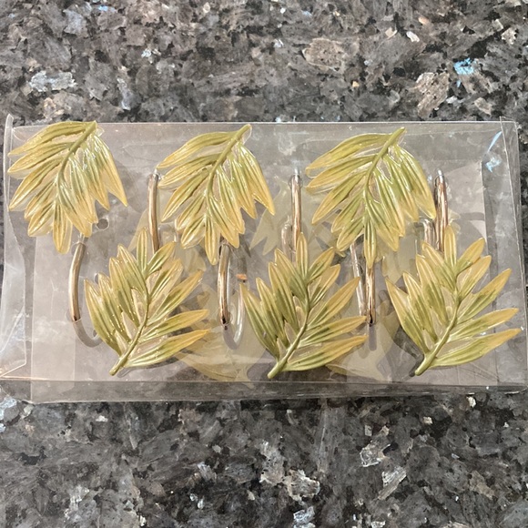 ⚜️Designables Jungle Palm Leaf Shower Hooks Set! - Picture 4 of 7